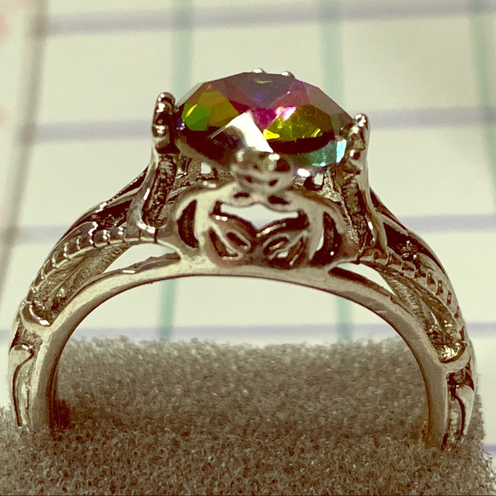 Beautiful Mystic Topaz set in 925 silver.